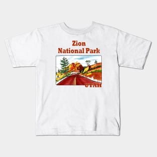 Zion National Park, Utah Kids T-Shirt